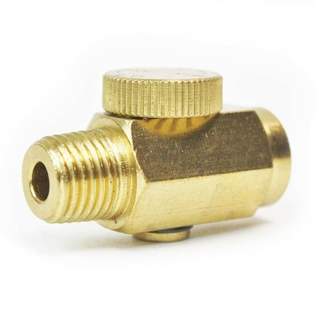 Interstate Pneumatics In-Line Bleed Valve 1/4 Inch MPT x 1/4 Inch FPT VR440